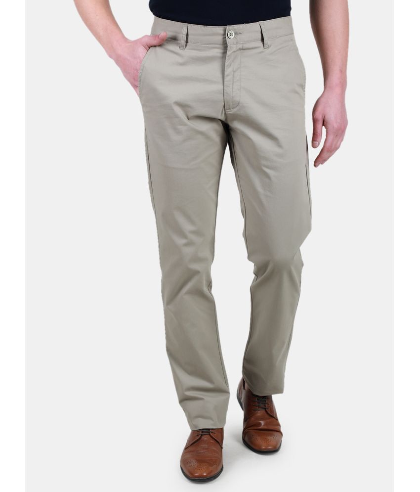     			Duke Slim Flat Men's Chinos - Grey ( Pack of 1 )