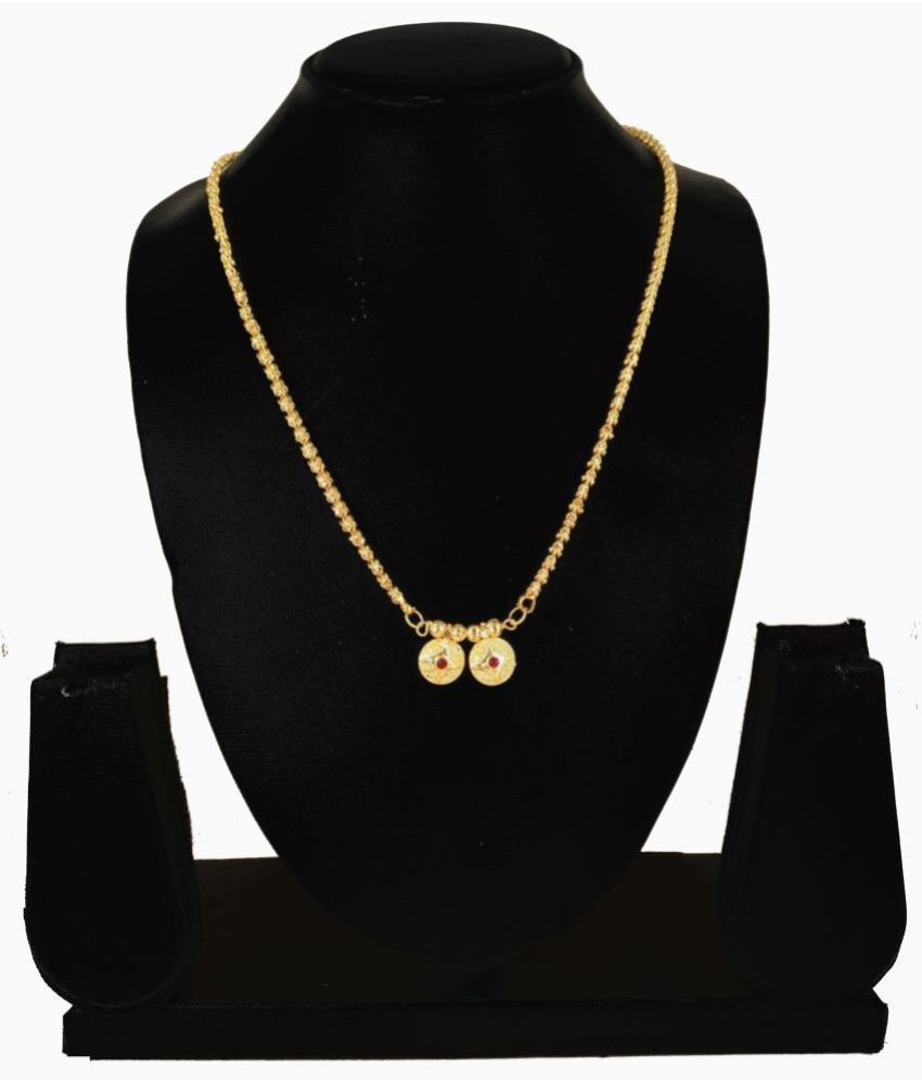     			JIPPA Golden Mangalsutra ( Pack of 1 )