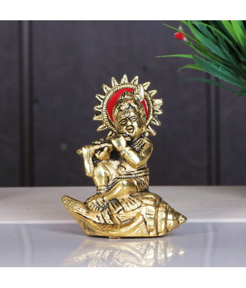     			KridayKraft Aluminium Laddu Gopal Idol ( 11.5 cm )