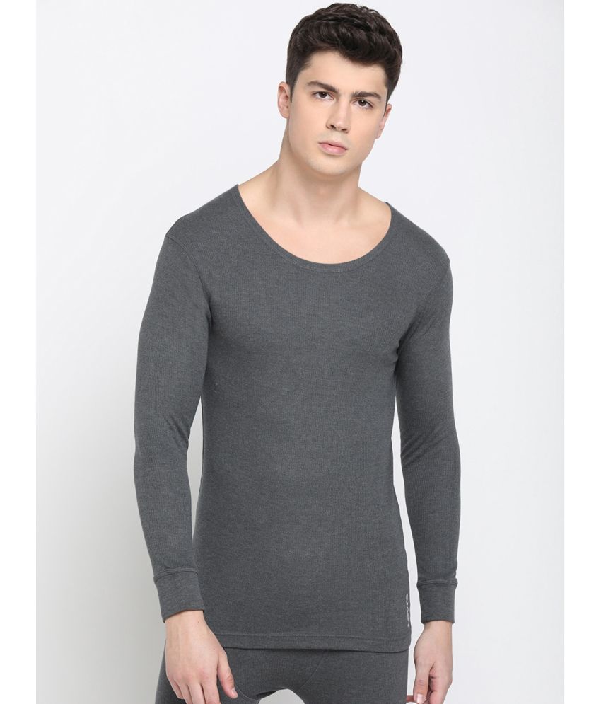     			Levi's Grey Cotton Men's Thermal Tops ( Pack of 1 )