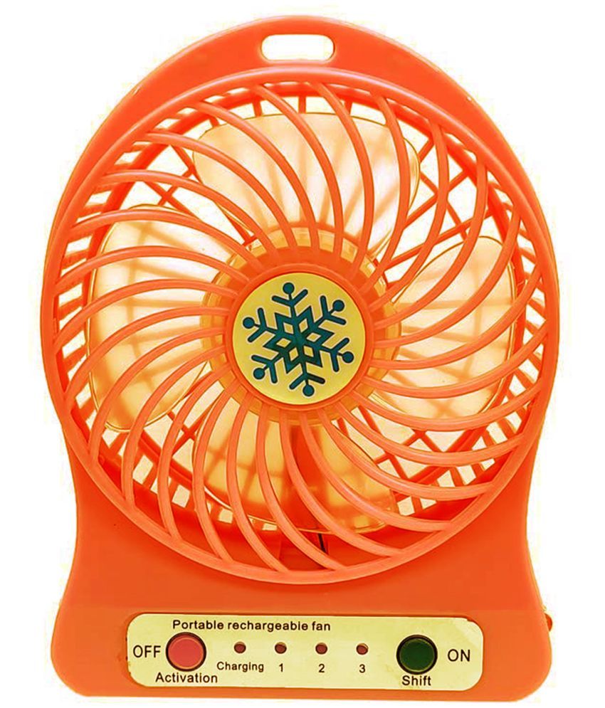     			Portable Mini Cooling Fan with USB charging Super Mute Cooling Desk Fan.