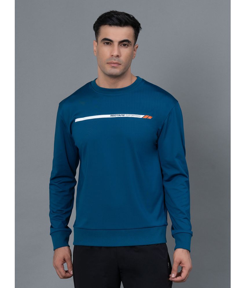     			Red Tape Teal Blended Men's Fitness Sweatshirt ( Pack of 1 )