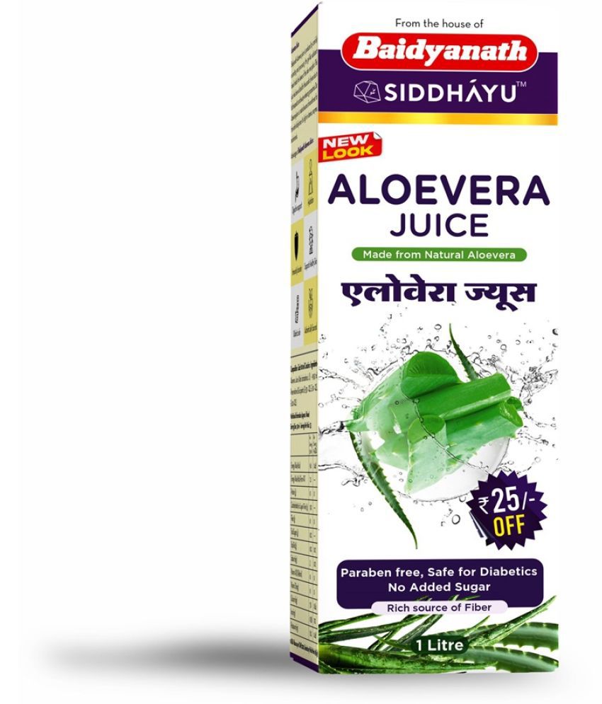     			Baidyanath Aloe Vera Juice with Pulp 1L  (Pack Of 1)