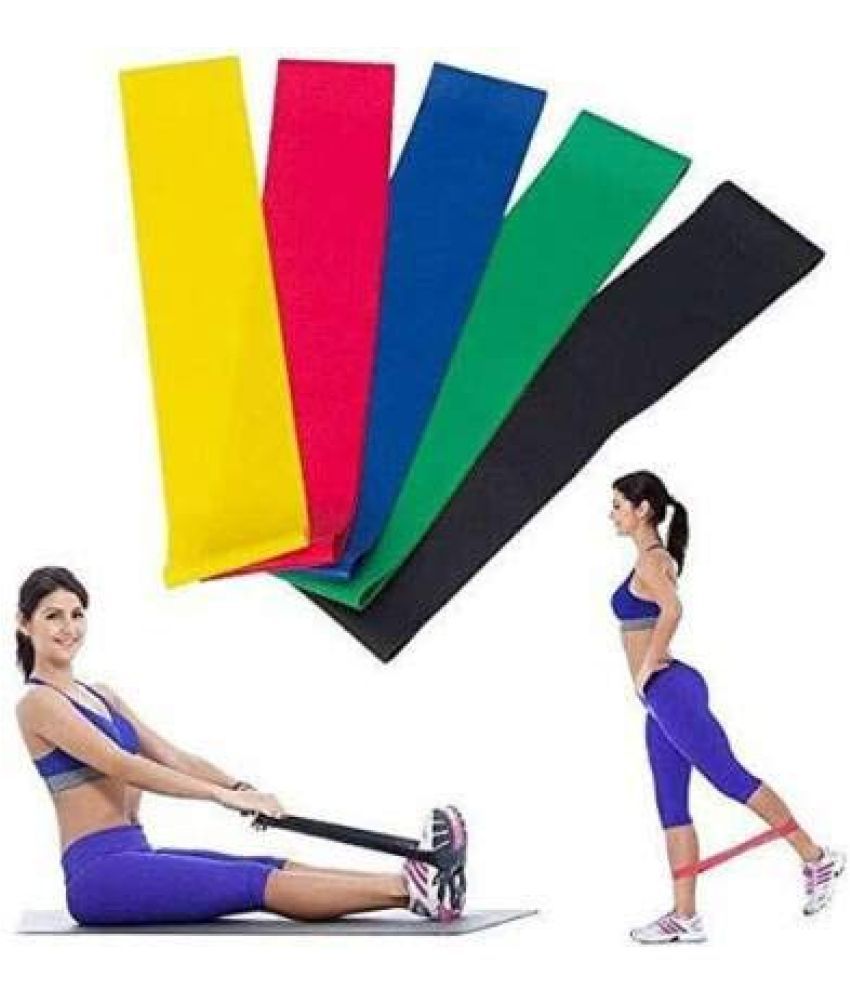     			Resistance Band for Men and Women. Resistance Loop Bands for Toning Booty Hip Glutes Thighs Squat Legs Yoga Pilates at Home, Outdoors or Gym, Pack of 1