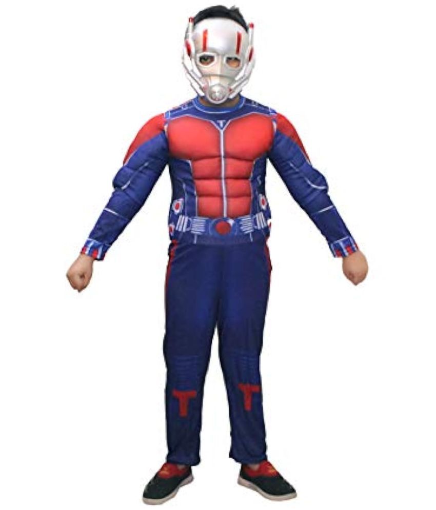     			Superhero  Antman Costume for Kids, Super Hero Dress - 5-6 Years