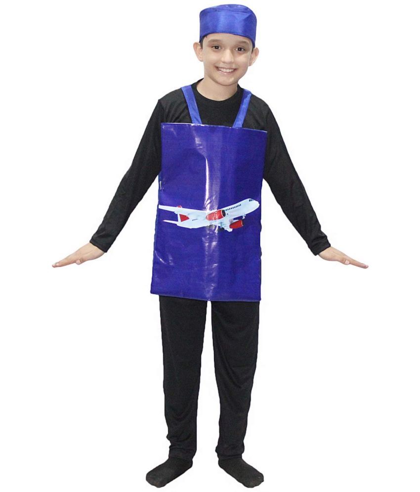     			Transport Theme Aeroplane Costume Object Dress For Boys & Girls - 3-12 Years