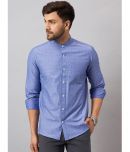 Club York Cotton Blend Regular Fit Printed Full Sleeves Men's Casual Shirt - Blue ( Pack of 1 )