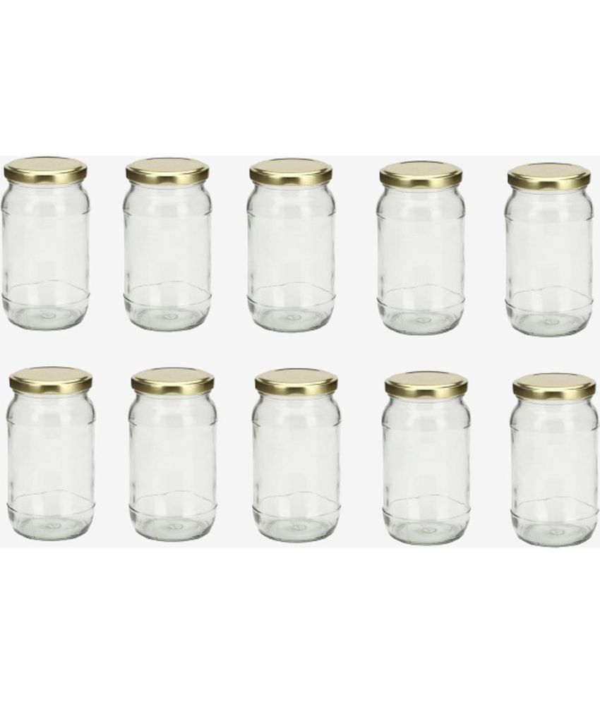     			AFAST Glass Container Glass Transparent Utility Container ( Set of 10 )