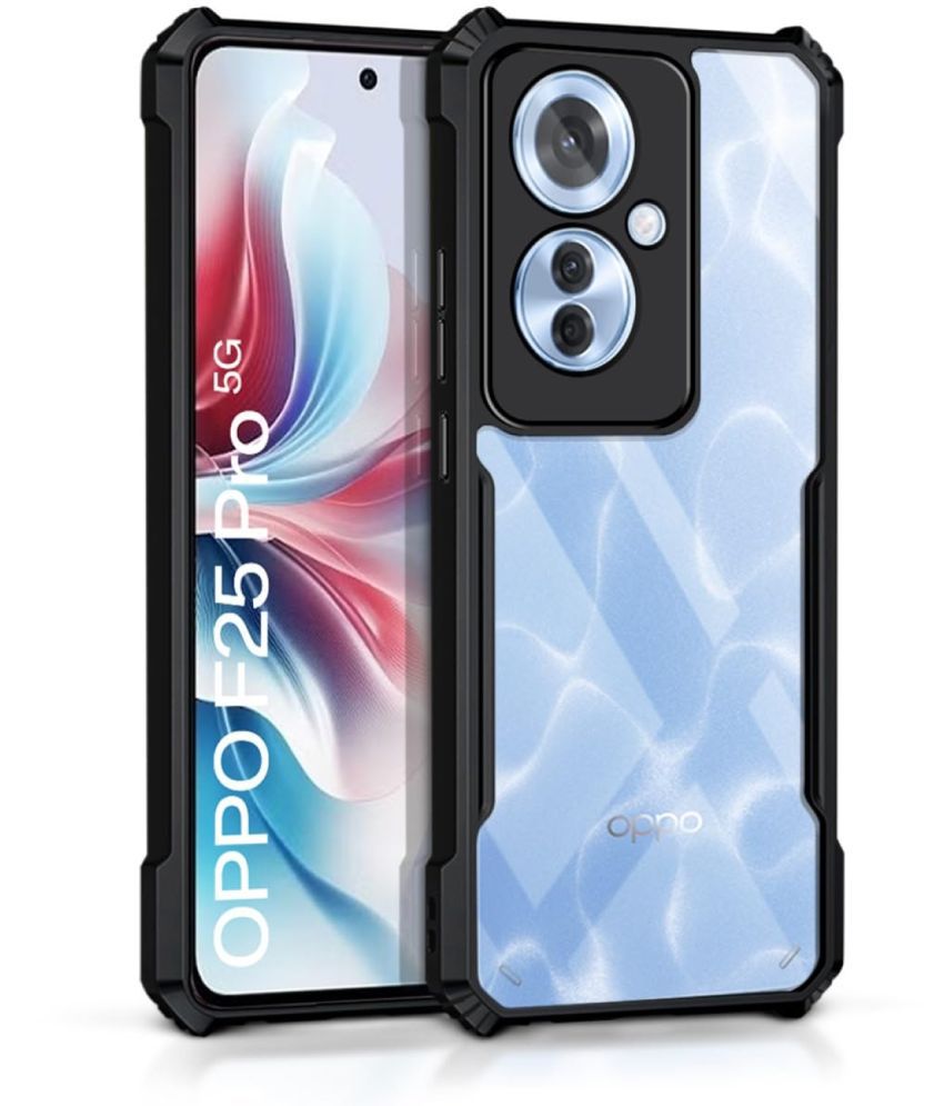     			Case Vault Covers Shock Proof Case Compatible For Polycarbonate Oppo F25 Pro 5G ( Pack of 1 )