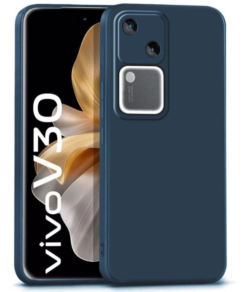     			Case Vault Covers Silicon Soft cases Compatible For Silicon Vivo V30 5G ( Pack of 1 )