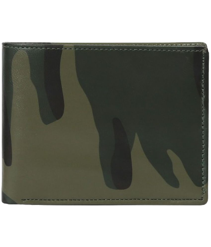     			DCENT KRAFT Sea Green PU Men's Two Fold Wallet,Regular Wallet,Travel Wallet ( Pack of 1 )