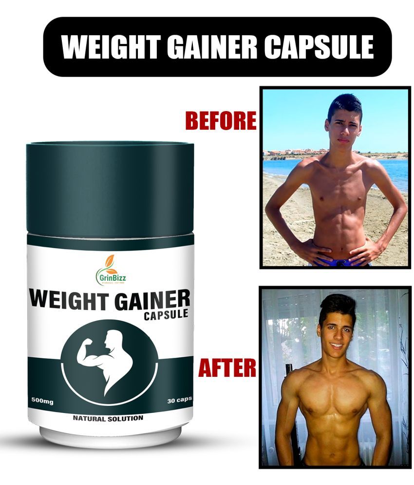     			Grinbizz Weight Gainer Capsule 500 mg Chocolate