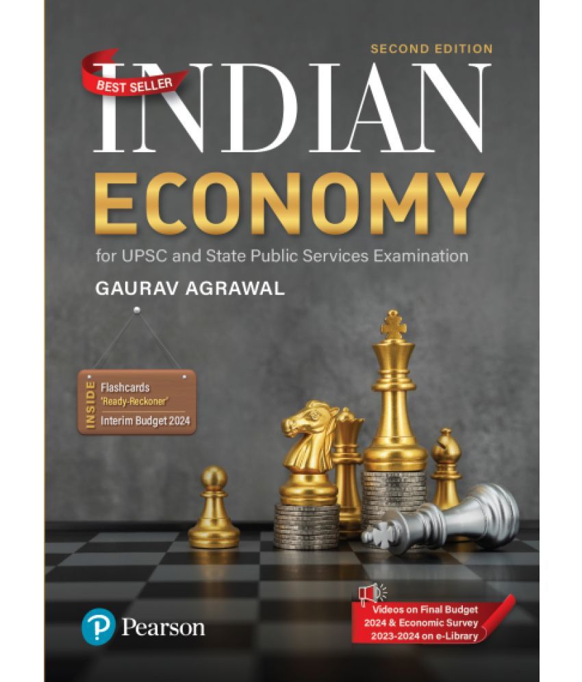     			Indian Economy for UPSC and State Civil Services Examination, 2nd Edition by Pearson