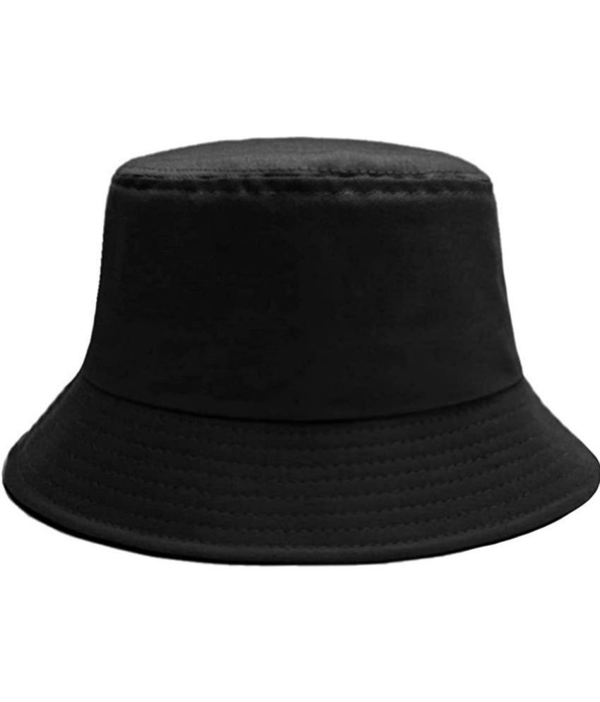     			Infispace Black Cotton Blend Men's Hat ( Pack of 1 )