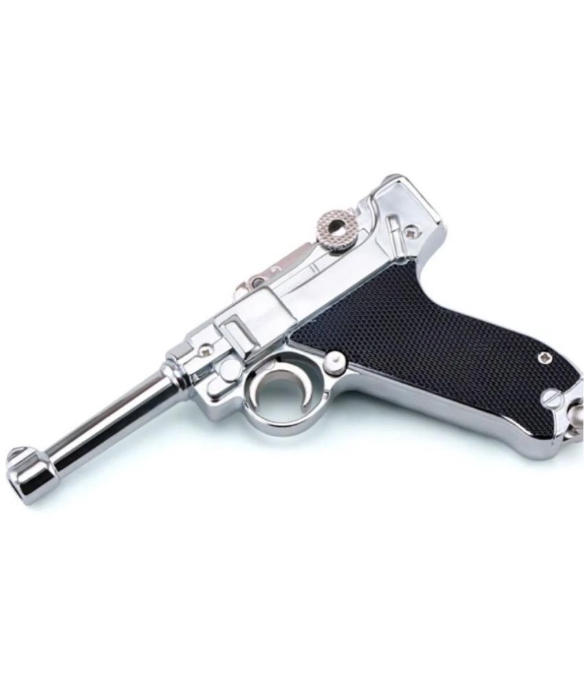     			LUGER Silver Iron Cigarette Lighter ( Pack of 1 )