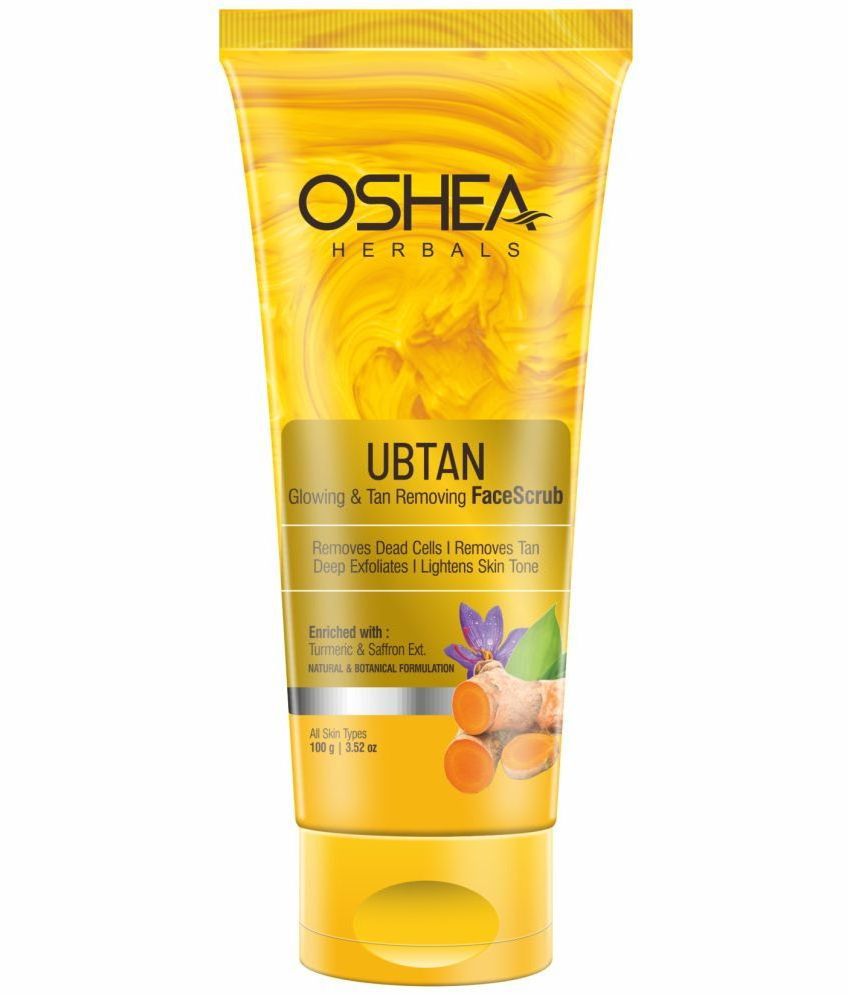     			Oshea Herbals Ubtan Glowing & Tan Removing Face Scrub 100Grams