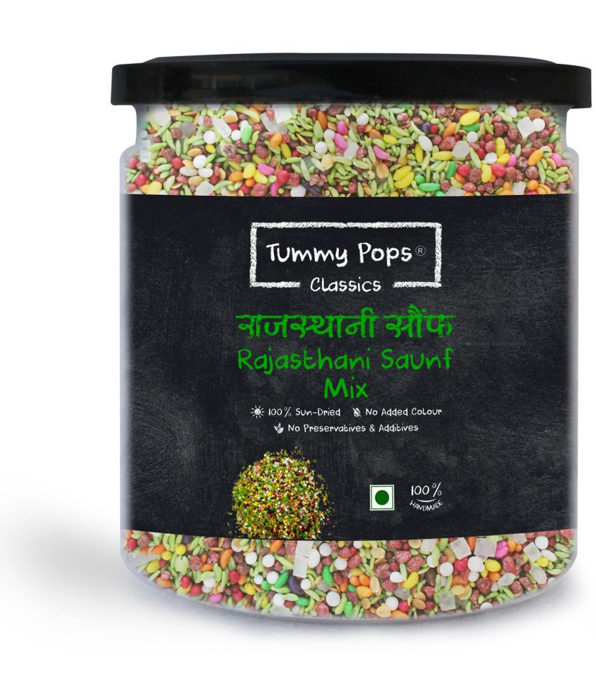     			Tummy Pops Madras Saunf Mix 350gm|Handmade, Sun-dried sweet saunf mukhwas|mouth freshener
