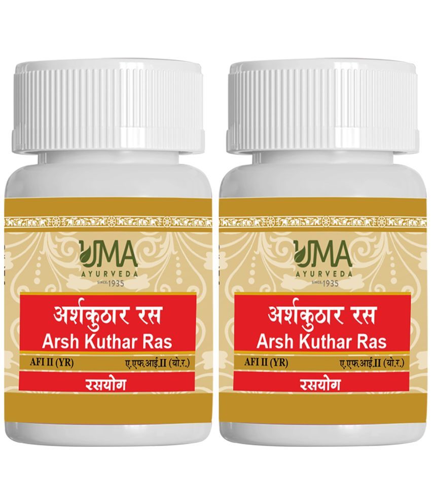     			UMA AYURVEDA Arshkuthar Ras Tablet 40 no.s Pack Of 2