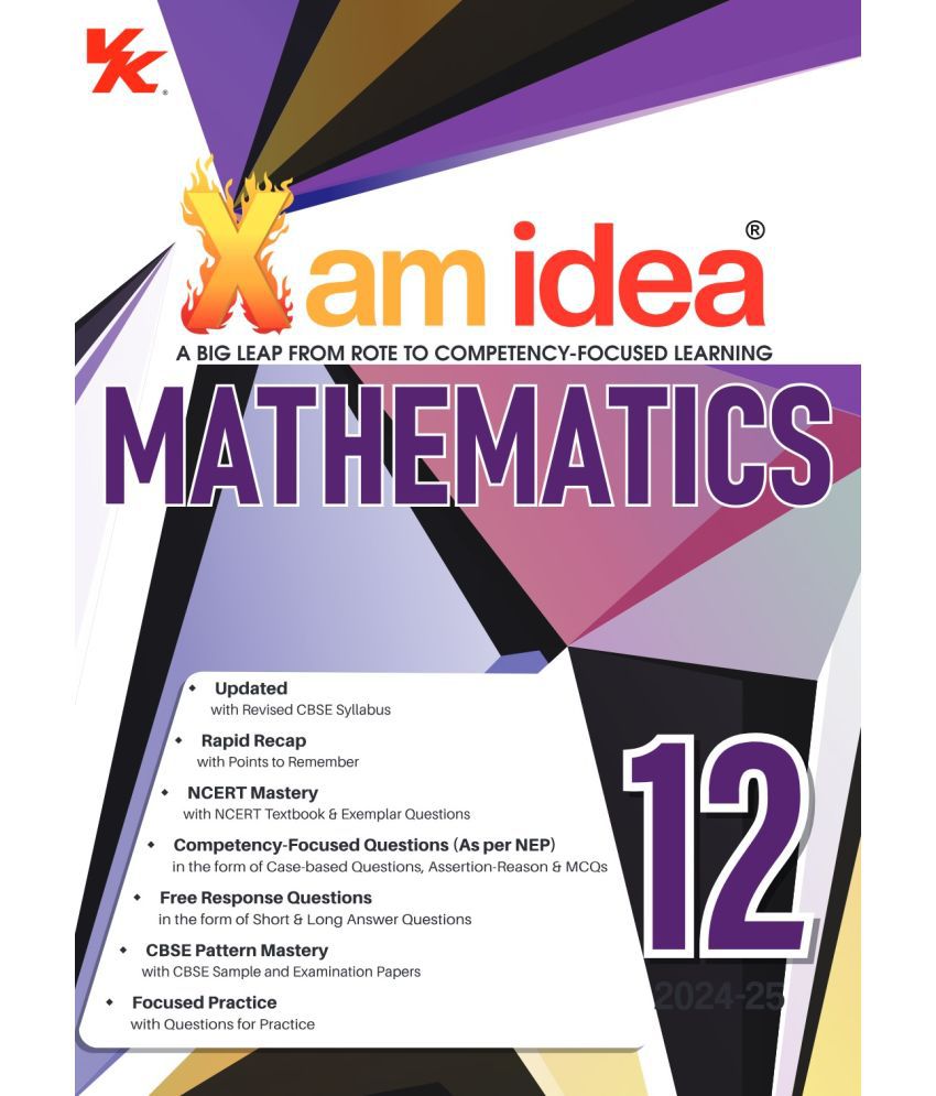     			Xam idea Mathematics Class 12 Book | CBSE Board | Chapterwise Question Bank | Based on Revised CBSE Syllabus | NCERT Questions Included | 2024-25 Exam