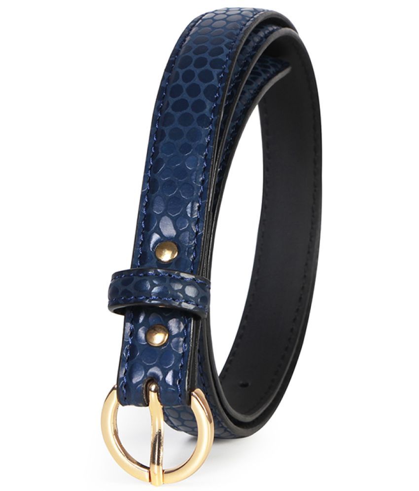     			Bonjour Leather Women's Skinny Belt ( Pack of 1 )