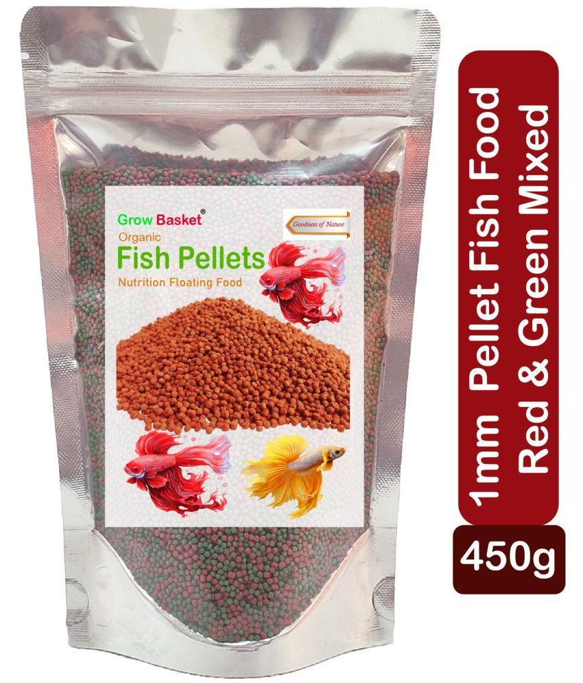     			Fish Food for Growth and Color Enhancement for Bettas, Tetras, Discus Fish Fish Food for Aquarium with Protein | Aquarium Fish Food for All Small and Medium Tropical Fishes| Daily Nutrition Pellet Fish Feed for Health & growth