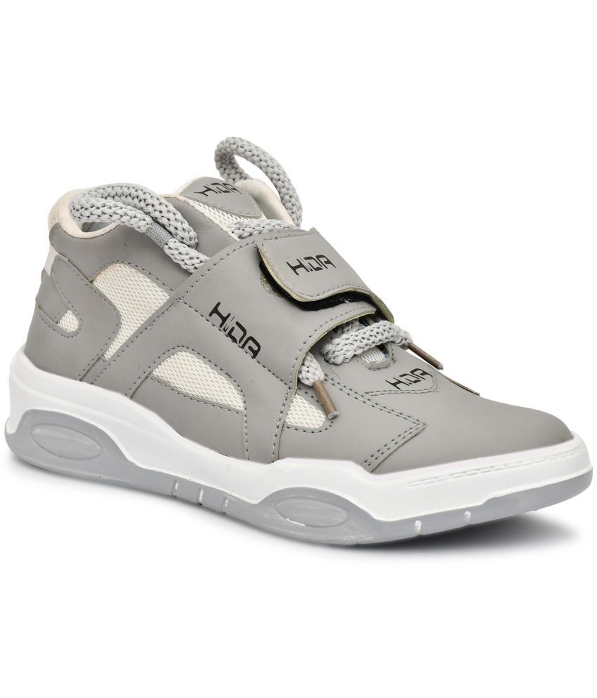     			HiDa Grey Men's Outdoor Shoes