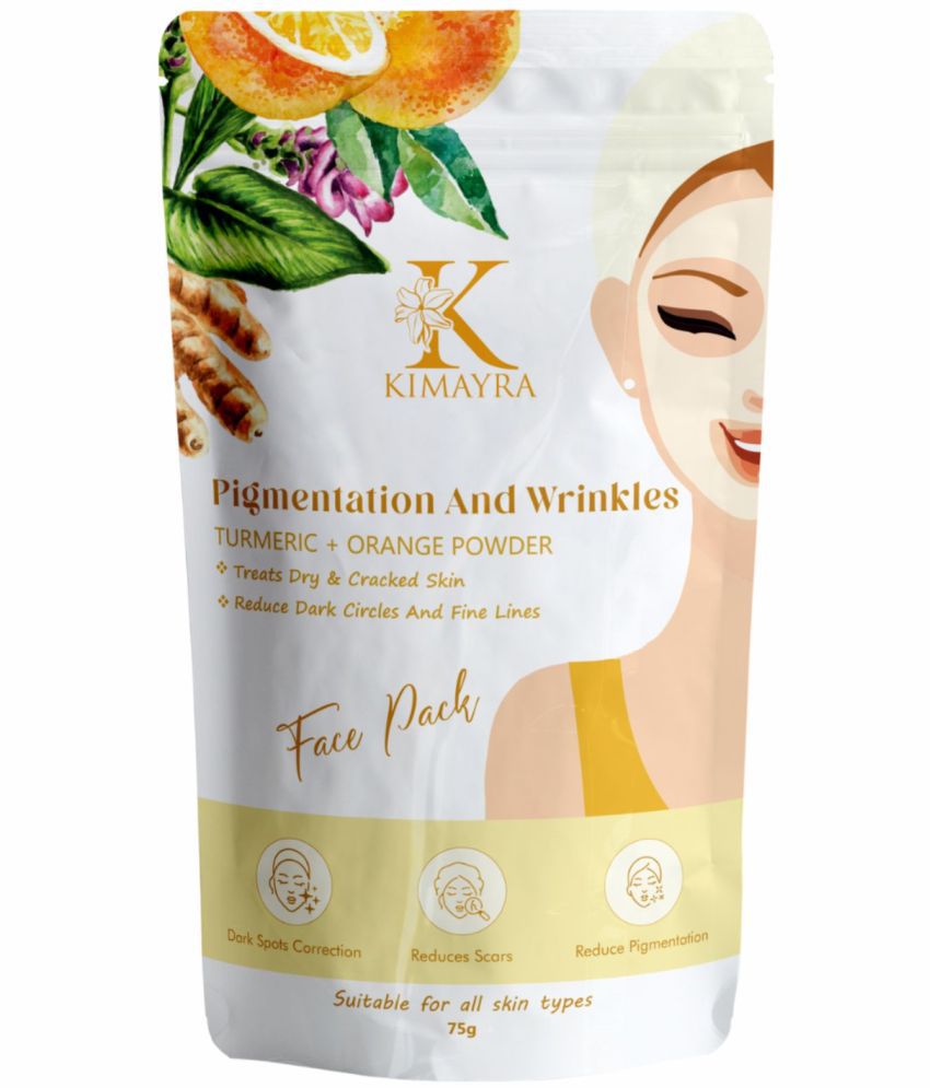     			Kimayra Turmeric+Orange Face Pack Powder Help in Skin Brightening, Pimples & Acne