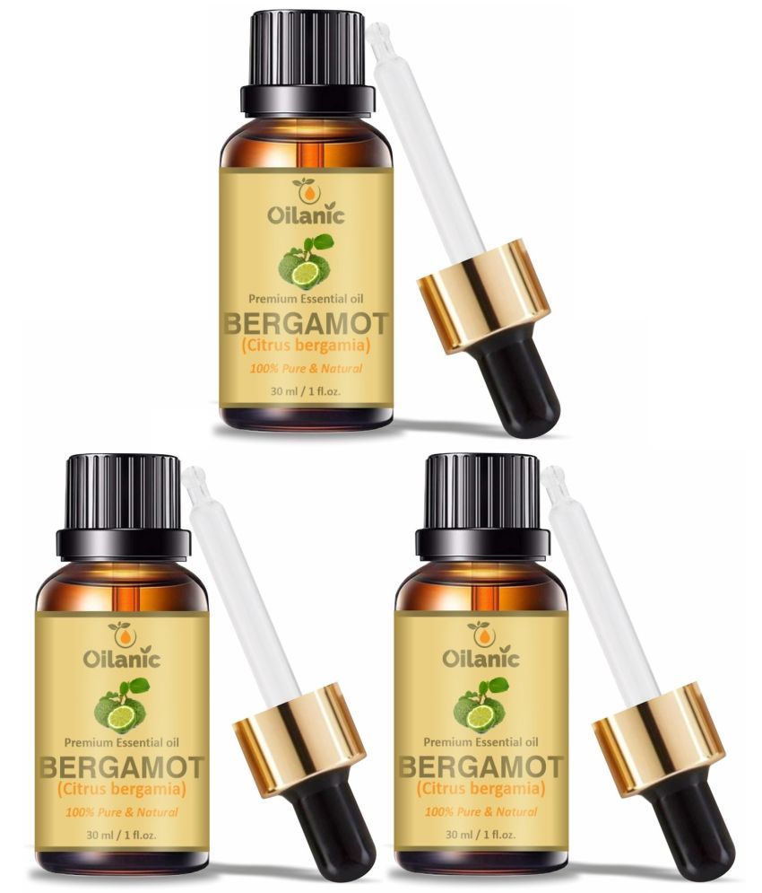     			Oilanic Bergamot Mint Cool/ Refreshing Essential Oil Aromatic 30 mL ( Pack of 3 )