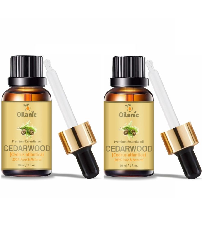     			Oilanic Cedarwood Heals Skin Conditions Essential Oil Aromatic 30 mL ( Pack of 2 )