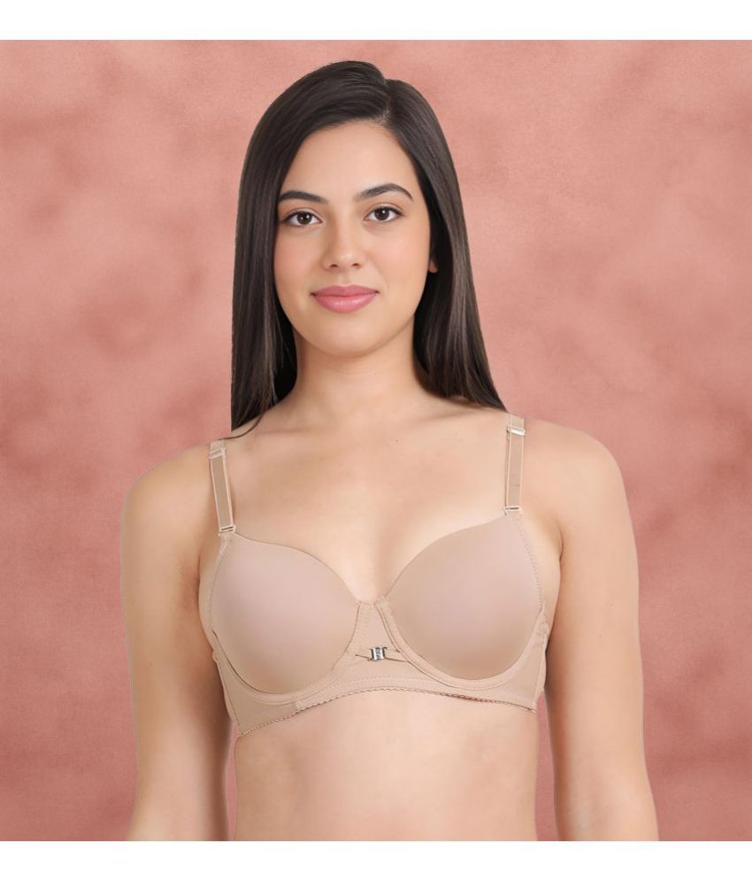     			Susie Nylon Women's Push Up Bra ( Beige ) S2011-PearledIvory