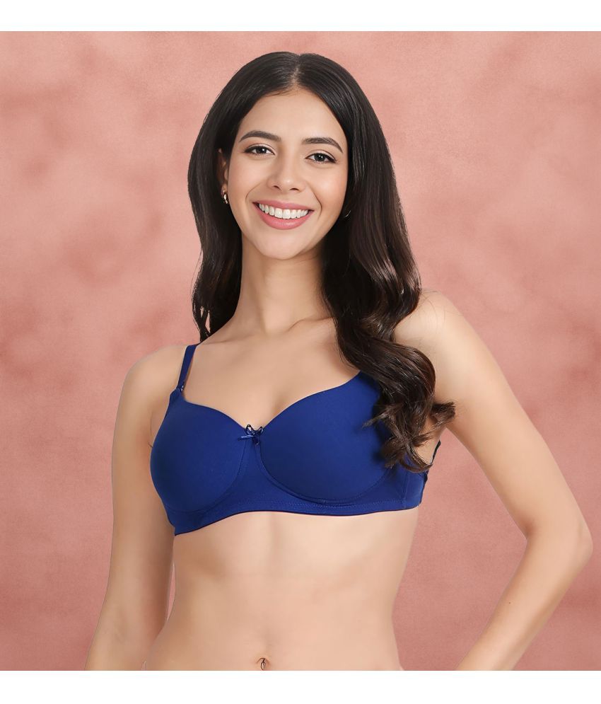     			Susie Cotton Women's Everyday Bra ( Indigo ) EF022-SodaliteBlue