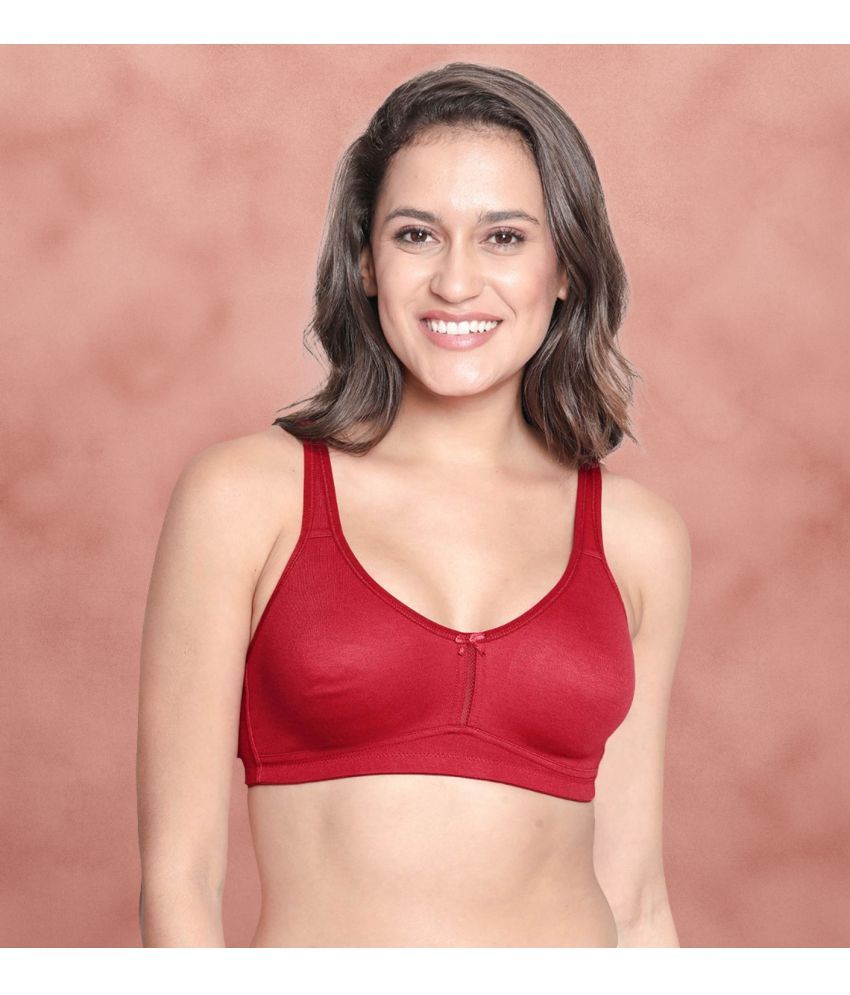     			Susie Cotton Blend Women's Everyday Bra ( Red ) AI1001-RedDahlia