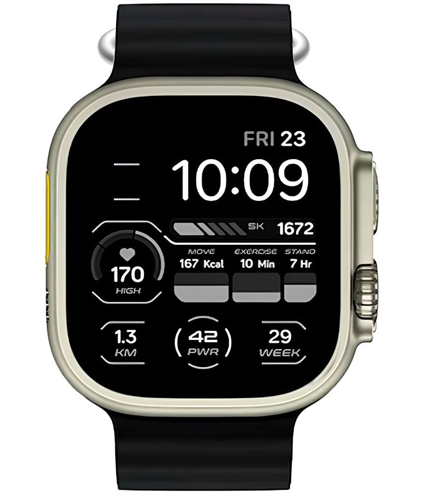     			COREGENIX Series Ultra Max with Touch Control Black Smart Watch