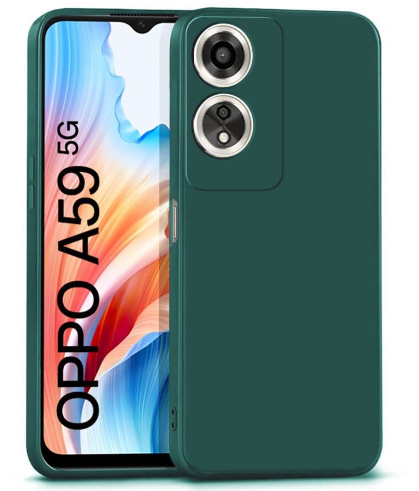     			Case Vault Covers Silicon Soft cases Compatible For Silicon Oppo A59 5G ( Pack of 1 )