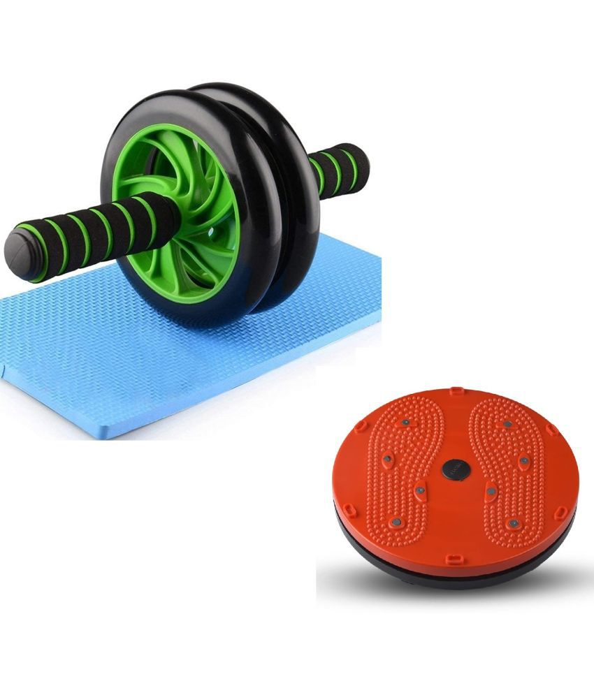     			Combo Ab Wheel Twister Home Gym Exerciser (Pack of 2)