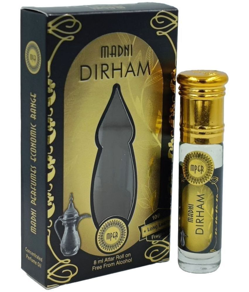     			madni perfumes Jasmine Non- Alcoholic Miniature Attar ( Pack of 1 )
