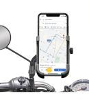 Universal Metal Bike Phone Holder/Activa/SCOOTY Holder Rotating Bicycle Holder Motorcycle Cell Phone Cradle Mount Holder for All Mobile Phones Metal Bike Phone Holder