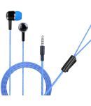 hitage Hp-315+ HD Sound 3.5 mm Wired Earphone In Ear Comfortable In Ear Fit Blue