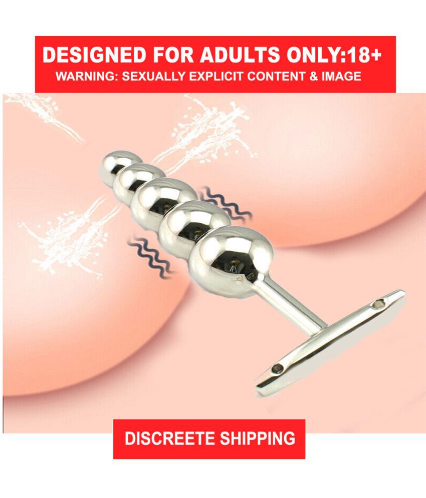     			Anal Butt Plug Beads Dildo Stainless Steel Metal Ball Sex Toys SM Women Couples adult toy anal plug sex toy for men