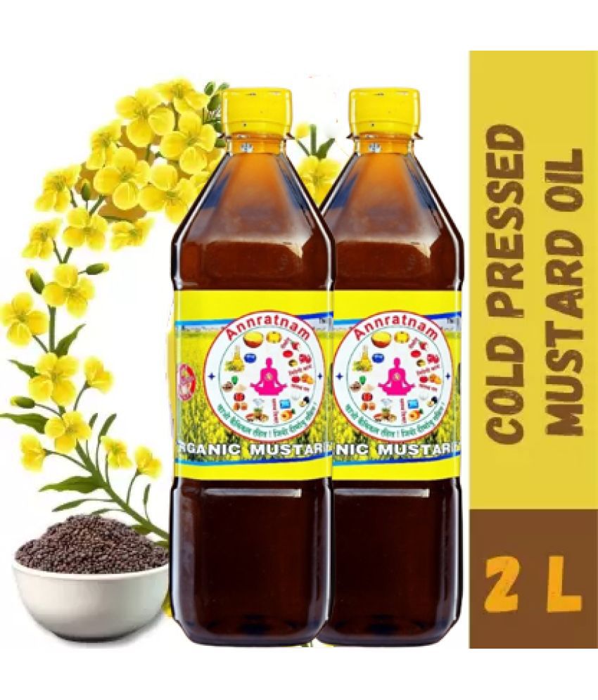    			Annratnam Mustard Oil 2000 mL Pack of 2