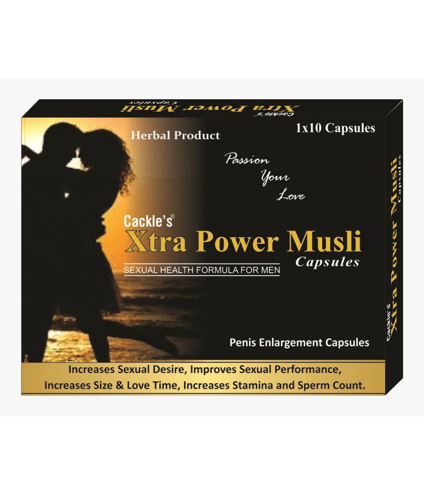     			Cackle's Xtra Power Musli Herbal Capsule for Men Pack of (10 x 3 = 30)