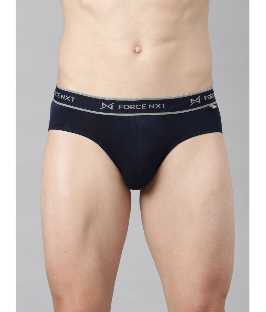     			Force NXT Blue Cotton Men's Briefs ( Pack of 1 )