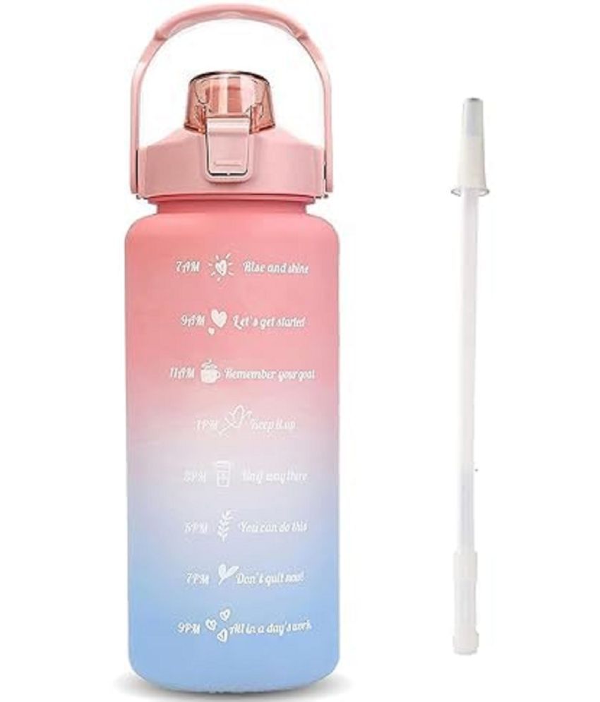    			Motivational Water Bottle 900 Ml Unbreakable Water Bottle with Straw Stylish Water Bottle with Time Marker, Leakproof Wide Mouth Water Bottles for Men Home Office Gym (Multi-Color)