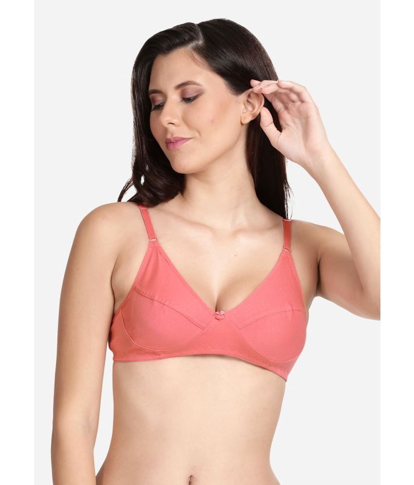     			Shyle Cotton Women's Everyday Bra ( Pink ) EFM002-Pink