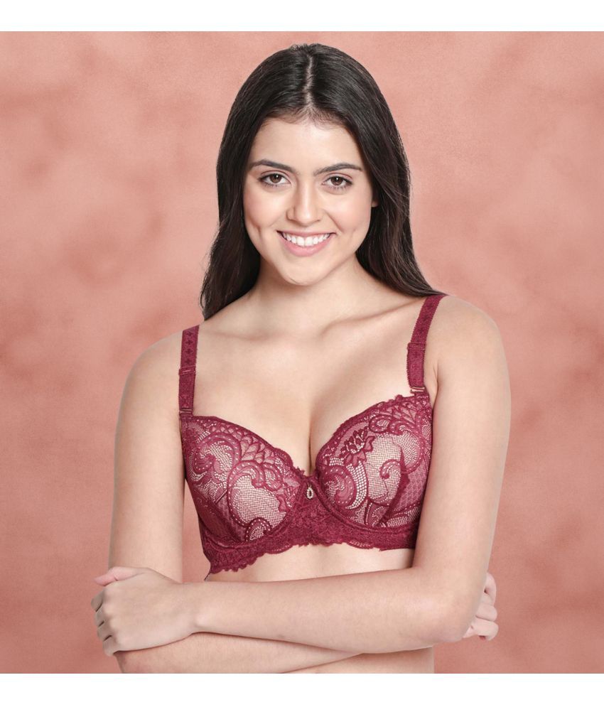     			Susie Nylon Women's Balconette Bra ( Maroon ) CD015-Maroon