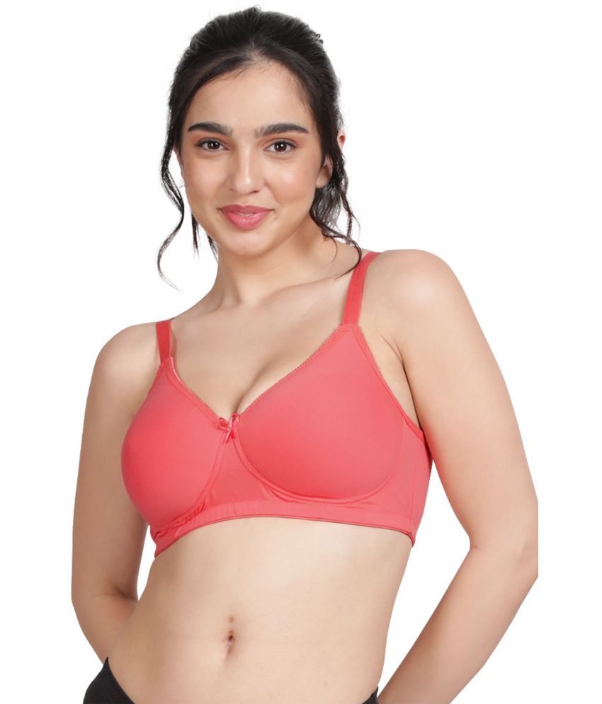     			Susie Orange Cotton Blend Lightly Padded Women's Plunge Bra ( Pack of 1 )