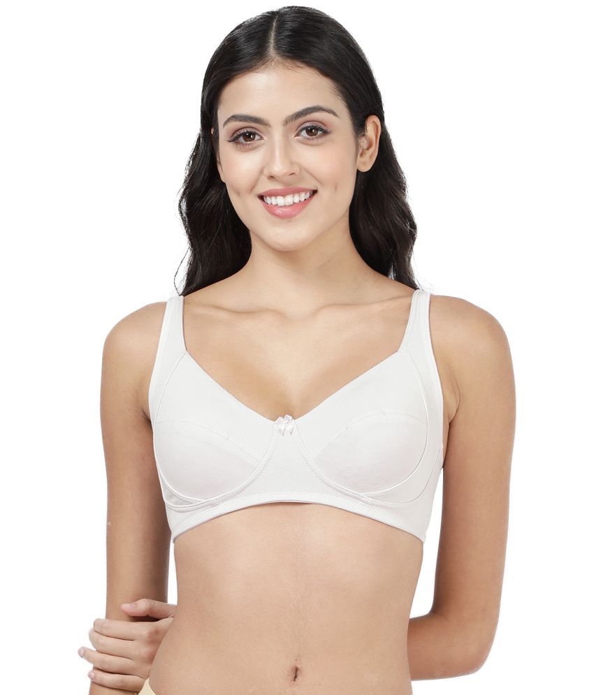     			Susie White Cotton Blend Non Padded Women's Everyday Bra ( Pack of 1 )