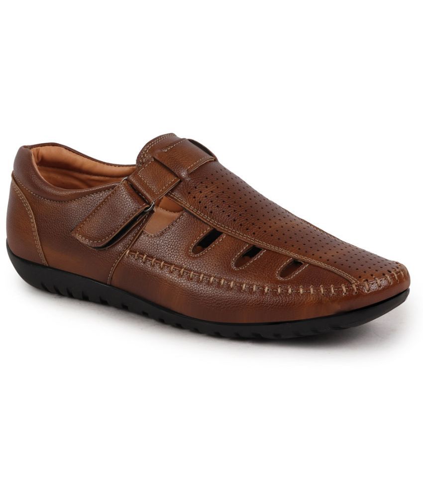     			Fausto - Tan Men's Sandals