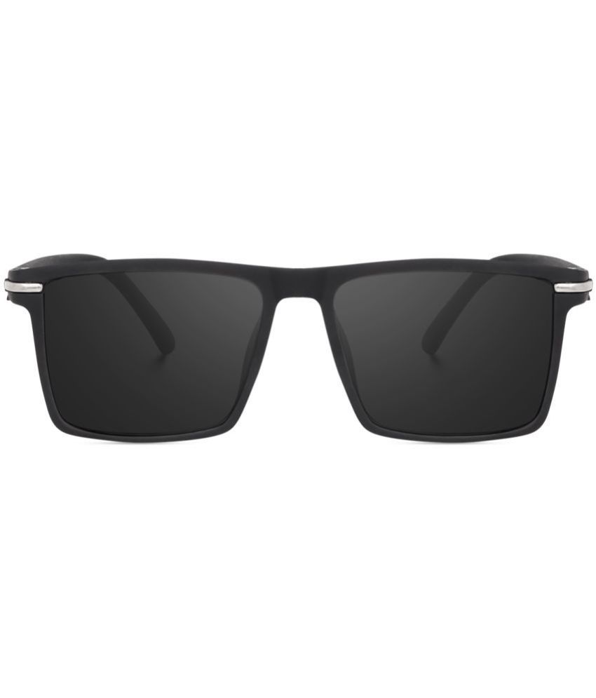     			Kanny Devis Black Rectangular Sunglasses ( Pack of 1 )