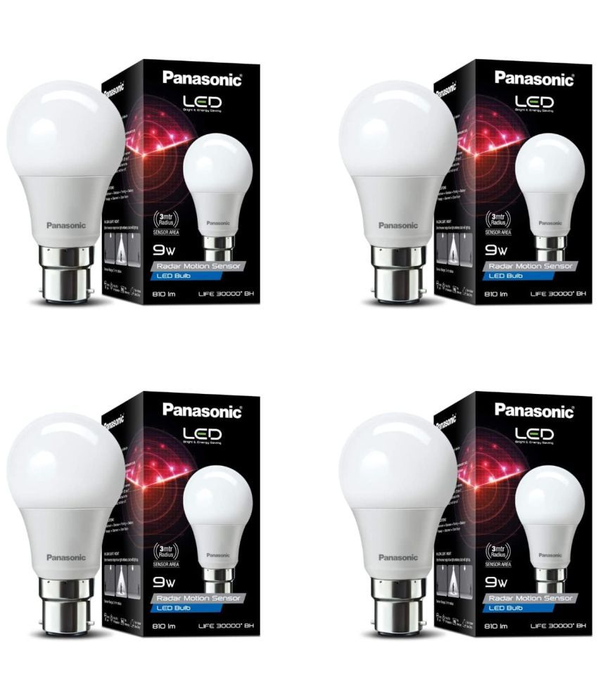     			Panasonic 9W Cool Day Light Smart Bulb ( Pack of 4 )